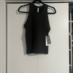 Athleta Ribbed Tank Top NWT - M - Dark Olive Green